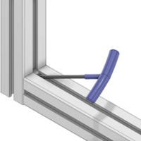 41-002-0 MODULAR SOLUTIONS PROFILE FASTENER<br>SPEEDLOCK HIDDEN PROFILE CONNECTOR C